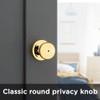Kwikset Juno Interior Privacy Door Knob with Lock, Door Handle