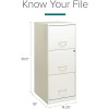 Hirsh Industries Space Solutions 3 Drawer Vertical Metal File Cabinet