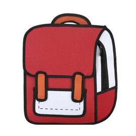 QUINTRA Backpack School Bag Bookbags Casual Daypack Laptop Travel Backpacks for Boys Girls Shoulder Bags for Women Large, red, A