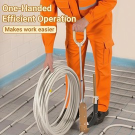 PEX Pipe Stapler with 1100 Pcs Foamboard Staples, Stand Up Foamboard Stapler PEX Staple Gun with 1-1/2″ Staples for 1″ & 2″ Foamboard, Foam Staplers Kit for Foam Board