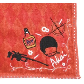 Marushin 4855006500 Mini Towel, Detective Conan, Shiny Akai, Shuichi Akai, 100% Cotton, Antibacterial and Odor Resistant