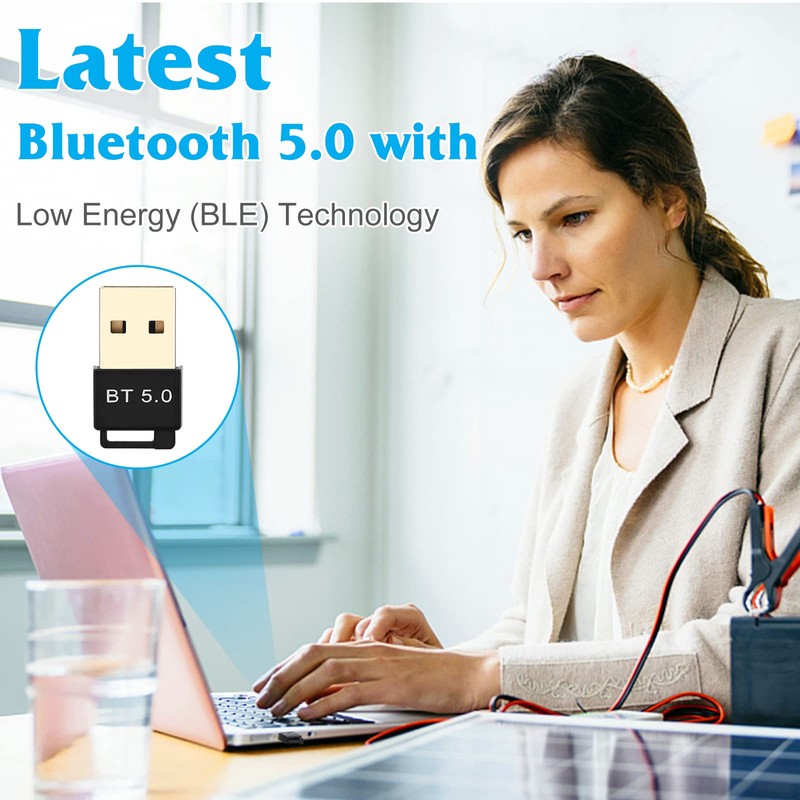 Bluetooth Adapter for PC, UrbanX USB Mini Bluetooth 5.0 Wireless