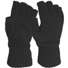 Ladies Super Soft Warm Fine Knit Thermal Fingerless Winter Gloves