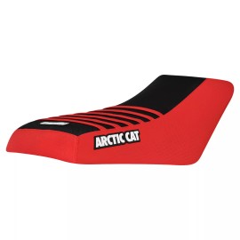 Enjoy Mfg Arctic Cat 250 300 400 454 500 4x4 2x4 Seat Cover RED - BLACK - RED rib #277