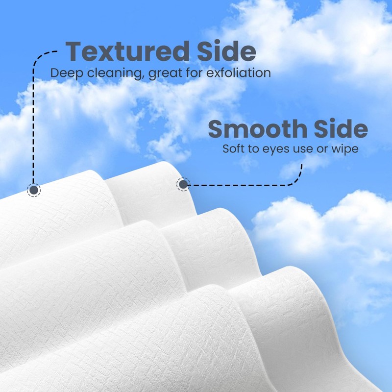 Ourmed Life Disposable Face Towel | 100 Count Lint-Free Biodegradable