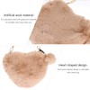 VALICLUD Shoulder Bag Faux Fur Purse Heart Shaped Purse Furry