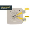Schellenberg 25003 Shutter Switch In-Wall White