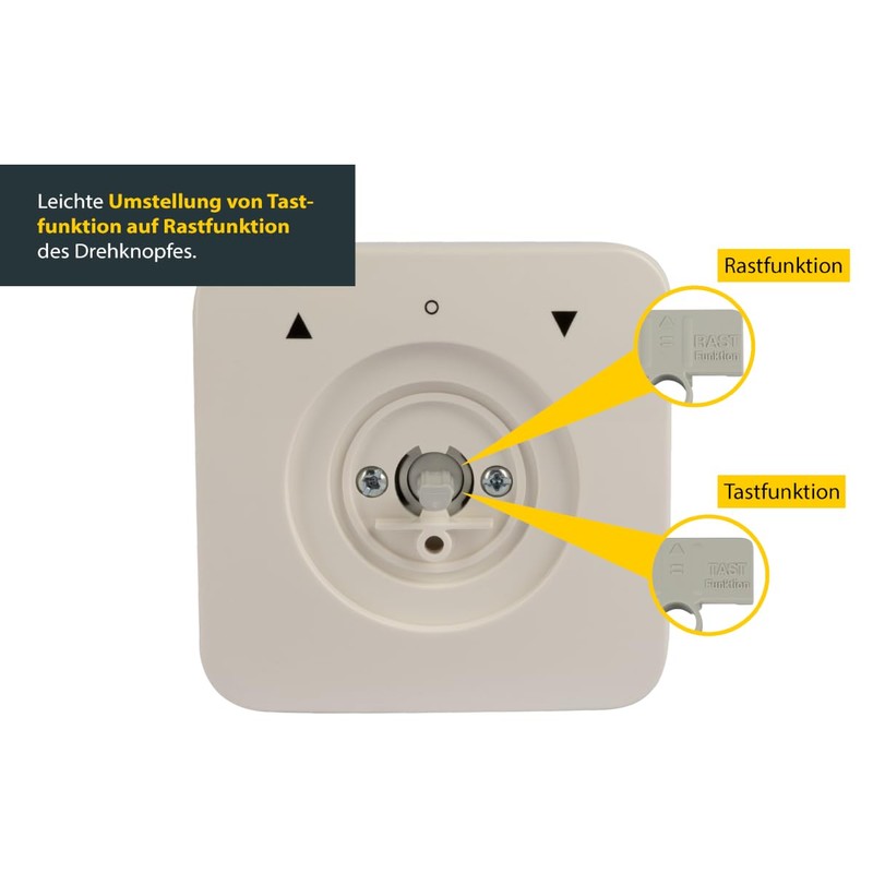 Schellenberg 25003 Shutter Switch In-Wall White
