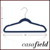 Casafield 50 Velvet Kid's Hangers - 14" Size for Children's
