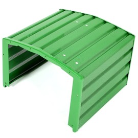 ECOTRIC Front Grille Compatible with John Deere Tractor 755 855 955 Replacement for AM107864 Mesh Hood Grille Guard