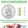 XPRS Nutra Size 4 Empty Capsules - 100 Count Small