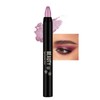 Light Purple Pink Eyeshadow Stick, Shimmering Eyeshadow Metallic Pink Pencil