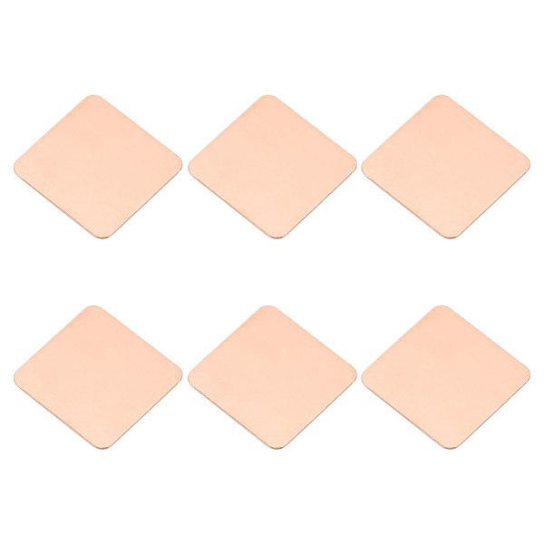 PATIKIL Copper Heatsink, 6 Pcs Copper Pad Shim IC Chipset
