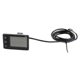LCD Electric Bike Display Waterproof Bicycle Control Panel with ABS Case for Bike Handlebars
