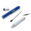 4 Pieces Multitool Pen with Extra Refill, 6-in-1 Tool with