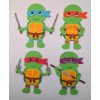 TMNT Ninja Turtle Mikey Paper Doll Paper Die Cut Scrapbook