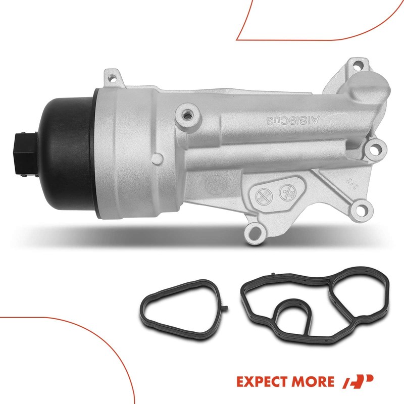 A-Premium Engine Oil Filter Housing Adapter Assembly [with Gasket Kit]