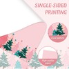 Generic AnyDesign 60 Sheet Christmas Stationery Paper Pink Xmas Tree