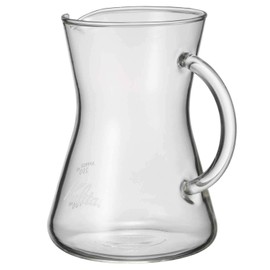 Kalita Seamless Coffee Server, Thermal, Heat Resistant Glass, For 1-2 People, 10.1 fl oz (300 ml), Microwave, Dishwasher Safe, Conical Server 300, #31286, Coffee Hand Drip Equipment, Coffee Carafe