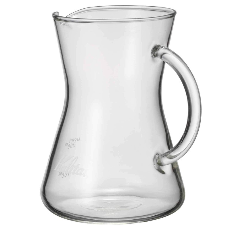 Kalita Seamless Coffee Server, Thermal, Heat Resistant Glass, For 1-2