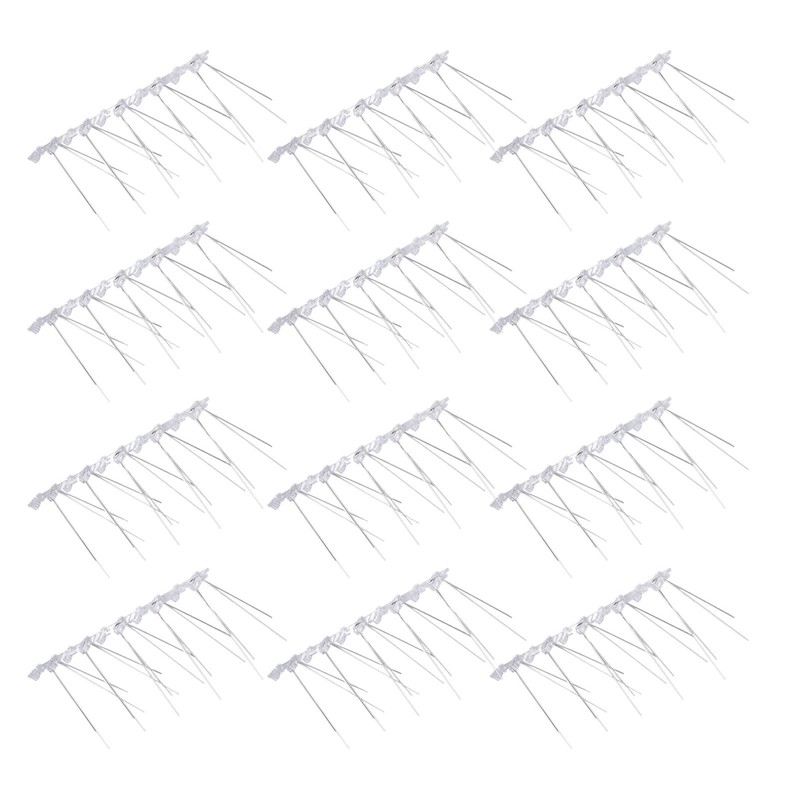 Bird Spikes 304 Stainless Steel Wire Rust Proof Plastic Base