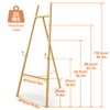Gold Easel Stand for Sign, Heavy Duty Metal Display Easel