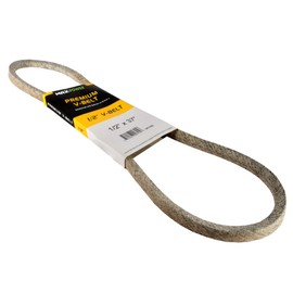 Maxpower, 1/2" x 37" 347480 Premium Belt Reinforced with Kevlar Fiber Cords, Brown