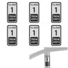 Powallon Class 1 Ebike Sticker 6 pcs 750W Vinyl Label