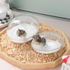IBWell Transparent Hamster Sand Bath Container Hamster Sand Box, Hamster