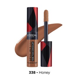 L'Oreal Paris L'Oral Paris Infallible 24H More Than Concealer, Full-coverage, Longwear and Matte Finish, 338 Honey