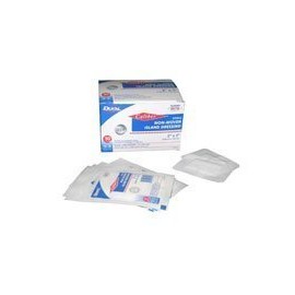4070 Dressing Caliber Island Wound LF St Cotton 2x3" Non-Woven 50 Per Box Part No. 4070 by- Dukal Corporation