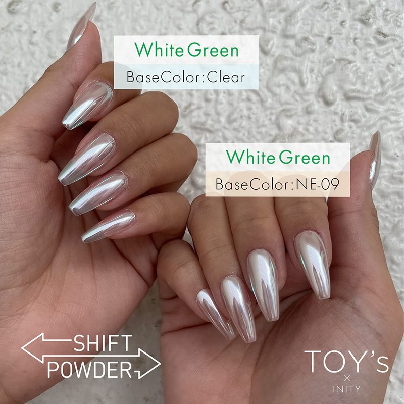 TOY's x INITY T-SH01 Shift Powder, White Green, 0.02 oz