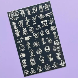 Stamp Placas Para Estampado De Uñas, Sellos