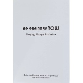 Peanuts SNOOPY HAPPY BIRTHDAY Religious Christian Greeting Card No Ordinary Day