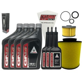 Cyclemax Full Service Kit compatible with 2015-2021 Honda Pioneer 500 SXS with O-Rings and Spark Plug