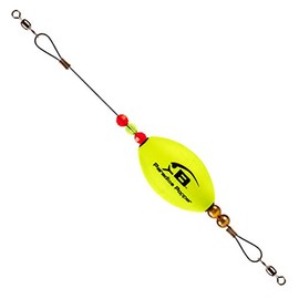 BOMBER Salt Water Paradise Popper Xtreme Jigs, Oval Yellow