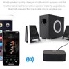 Bluetooth 5.0 Receiver Wireless 3.5mm AUX NFC to 2RCA Audio