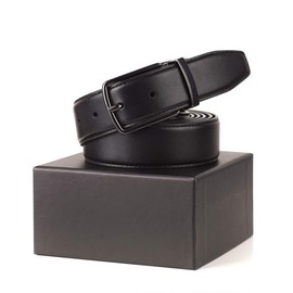 Giantsize Extra Long Belts For Men Big And Tall 28 to 76 Inch Black, Trim to Fit