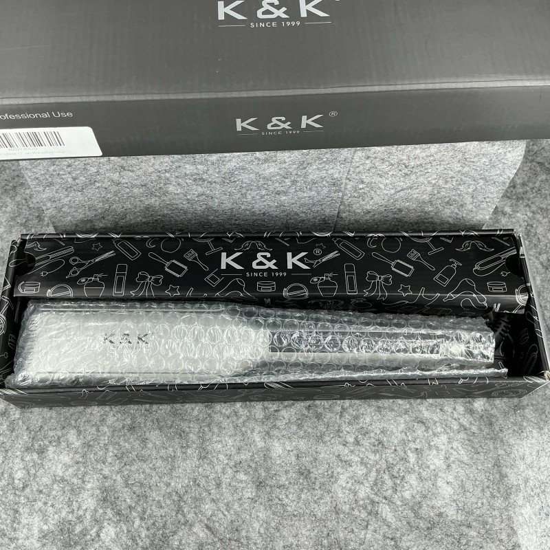 K&K QY-1085 Professional Hair Straightener 2.16 Extra Wide Flat Iron