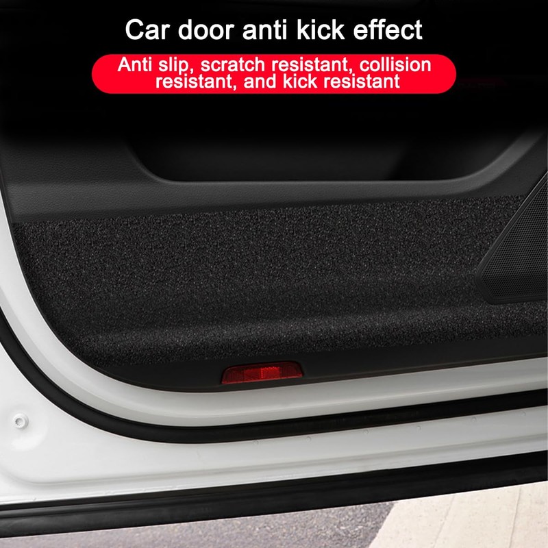 Adunsiaoto Car Door Sill Protection Sticker, Abrasion-Resistant Car Rear Bumper