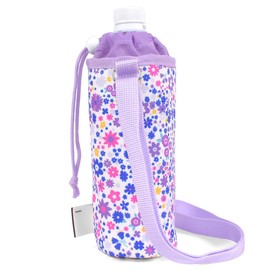 COLORFUL CANDY STYLE Pet Bottle Holder, PET, Flower Patterned Airy Shower (Lavender)