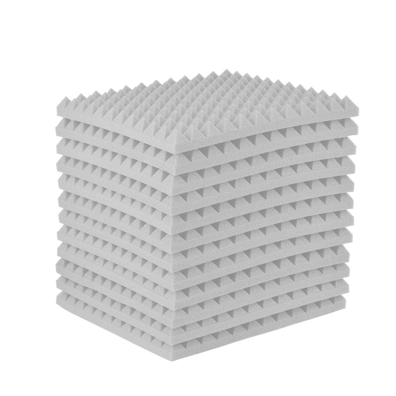12 Pack-Studio Foams Sound Absorption Proofing Panels High-density Wedge Tiles