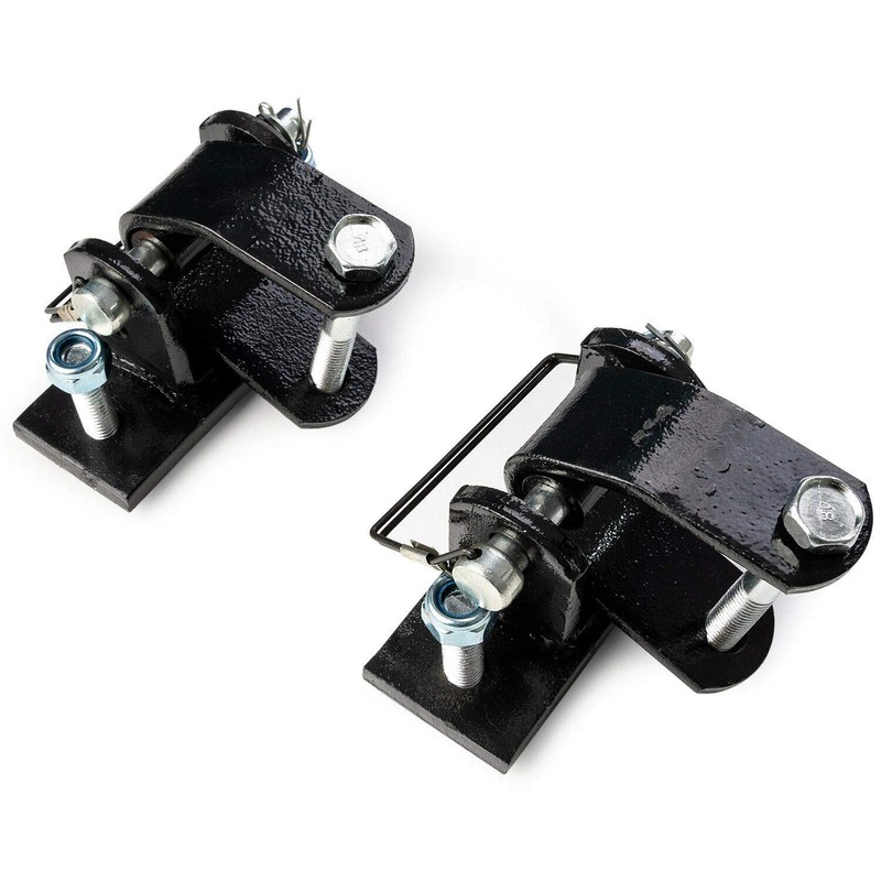 INTBUYING Adjustable Universal Tow Bar + 2X Safety Chains 2"