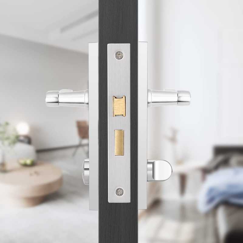 Probrico Bedroom Mortice Sashlock 65mm, Internal Door Latch for Bathroom,
