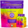 purple tree Organic Electrolyte Hydration Packets, Zero Sugar, Sea Salts,