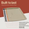 White Marble 10-Piece Bakeware Sets, Nonstick Carbon Steel Baking Sheet