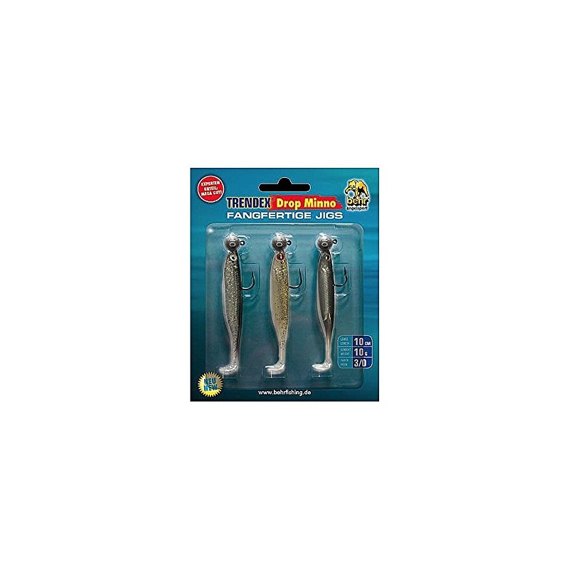 Behr Unisex - Adult 6071610 Rubber Fish Drop Minno, Multicoloured,