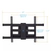 PERLESMITH TV Wall Mount Bracket Full Motion Dual Articulating Arm