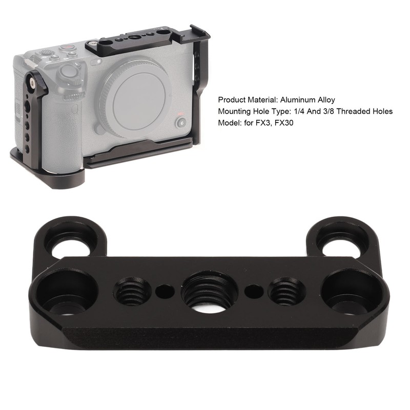 Camera Top Plate for FX3 FX30 Camera Aluminum Alloy Camera