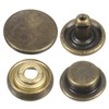 HARFINGTON 60 Sets Press-Stud Cap Buttons 15mm Metal Snap Fastener
